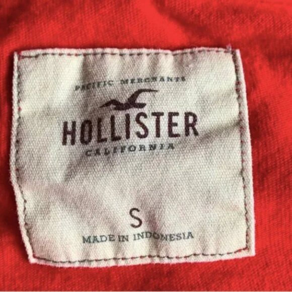 Hollister Women's Long Sleeve Scoop Neck Red Shirt Size Small - Picture 4 of 4